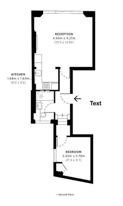 Ferienwohnung Immaculately Presented 1 Bed London Exterior foto